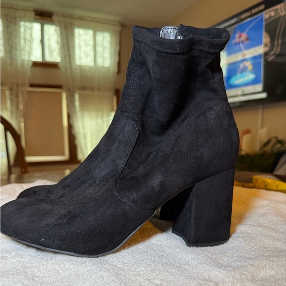 Target Suede Heeled Bootie - Picture 3 of 8